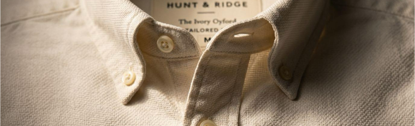 Cuello soft button-down — The Ivory Oxford