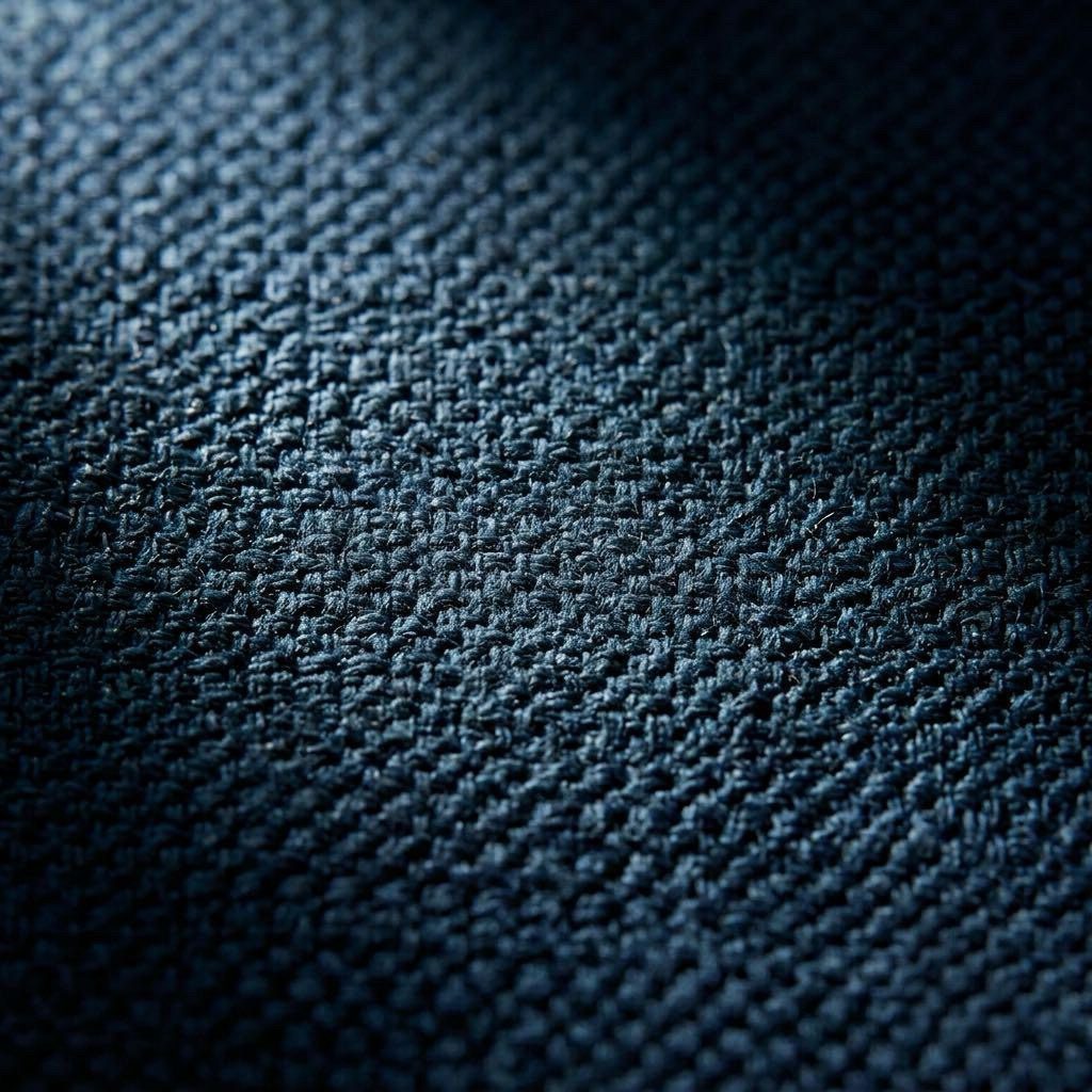 Macro tejido oxford marino — Hunt & Ridge